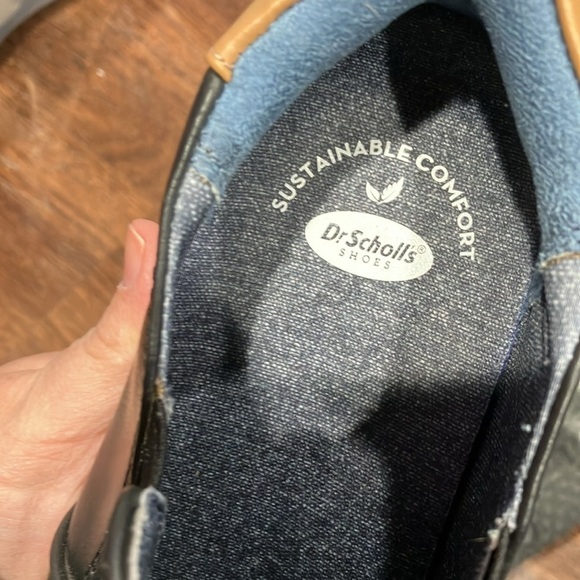 Dr. Scholl’s If Only wedge Booties black faux leather size 7 - Picture 8 of 8